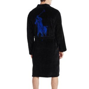 POLO RALPH LAUREN Men's Terry Velour Large Pony Robe